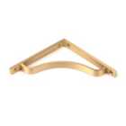 From The Anvil Satin Brass Abingdon Shelf Bracket (150Mm X 150Mm)