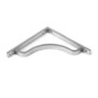 From The Anvil Satin Chrome Abingdon Shelf Bracket (150Mm X 150Mm)