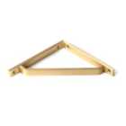 From The Anvil Satin Brass Barton Shelf Bracket (150Mm X 150Mm)