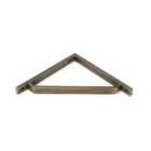 From The Anvil Burnished Brass Barton Shelf Bracket (150Mm X 150Mm)
