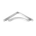 From The Anvil Satin Chrome Abingdon Shelf Bracket (200Mm X 200Mm)