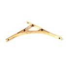 From The Anvil Aged Brass Tyne Shelf Bracket (314Mm X 250Mm)