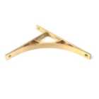 From The Anvil Satin Brass Tyne Shelf Bracket (260Mm X 200Mm)