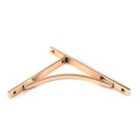 From The Anvil Polished Bronze Apperley Shelf Bracket (260Mm X 200Mm)