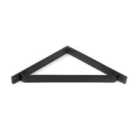 From The Anvil Matt Black Barton Shelf Bracket (200Mm X 200Mm)