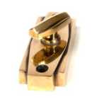 From The Anvil Aged Brass Art Deco Thumbturn