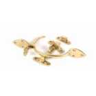 From The Anvil Polished Brass Cast Suffolk Latch Set