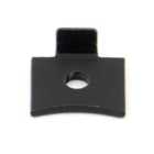 From The Anvil Black Single Stud For Flat Black Bookcase Strip