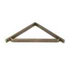 From The Anvil Burnished Brass Barton Shelf Bracket (200Mm X 200Mm)