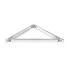 From The Anvil Polished Chrome Barton Shelf Bracket (200Mm X 200Mm)