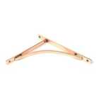 From The Anvil Polished Bronze Apperley Shelf Bracket (314Mm X 250Mm)