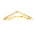 From The Anvil Polished Brass Abingdon Shelf Bracket (200Mm X 200Mm)