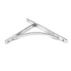 From The Anvil Polished Chrome Apperley Shelf Bracket (260Mm X 200Mm)