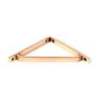 From The Anvil Polished Bronze Barton Shelf Bracket (150Mm X 150Mm)