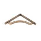 From The Anvil Burnished Brass Abingdon Shelf Bracket (150Mm X 150Mm)
