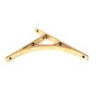 From The Anvil Aged Brass Tyne Shelf Bracket (260Mm X 200Mm)