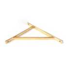 From The Anvil Polished Brass Chalfont Shelf Bracket (314Mm X 250Mm)