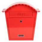 Emtronics Wall Mountable Post Box - Red