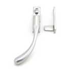 From The Anvil Satin Chrome Night-vent Locking Peardrop Fastener - Lh