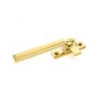 From The Anvil Polished Brass Locking Art Deco Fastener - Lh
