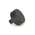 From The Anvil Matt Black Brompton Cabinet Knob - 38Mm (no Rose)