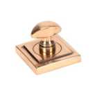 From The Anvil Polished Bronze Round Thumbturn Set (square)