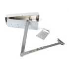 From The Anvil Polished Chrome Size 2-5 Door Closer & Cover
