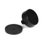 From The Anvil Matt Black Kelso Cabinet Knob - 38Mm (plain)