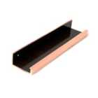 From The Anvil Polished Bronze 200Mm Plain Edge Pull
