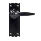 From The Anvil Black Oak Lever Latch Set