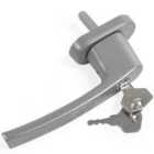 Tectake 10 Window Handles Lockable Silver