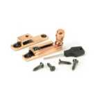From The Anvil Polished Bronze Mushroom Quadrant Fastener - Narrow