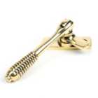 From The Anvil Aged Brass Locking Reeded Fastener