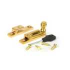 From The Anvil Polished Brass Prestbury Quadrant Fastener - Narrow