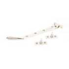 From The Anvil Polished Nickel 8" Reeded Stay