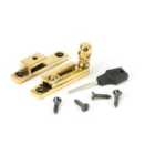 From The Anvil Aged Brass Mushroom Quadrant Fastener - Narrow