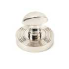 From The Anvil Polished Nickel Round Thumbturn Set (beehive)
