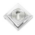 From The Anvil Polished Chrome Round Escutcheon (square)