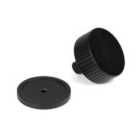 From The Anvil Matt Black Judd Cabinet Knob - 38Mm (plain)