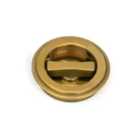 From The Anvil Aged Brass 60Mm Art Deco Round Pull - Privacy Set