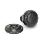 From The Anvil Aged Bronze Hammered Mushroom Cabinet Knob 32Mm