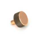 From The Anvil Polished Bronze Brompton Cabinet Knob - 32Mm (no Rose)