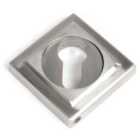 From The Anvil Satin Marine Ss (316) Round Euro Escutcheon (square)