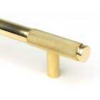 From The Anvil Polished Brass Half Brompton Pull Handle - Medium