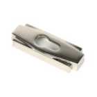 From The Anvil Polished Nickel Art Deco Euro Escutcheon