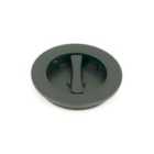 From The Anvil Matt Black 75Mm Plain Round Pull - Privacy Set
