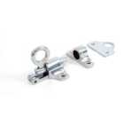 From The Anvil Polished Chrome Fanlight Catch + Two Keeps
