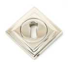 From The Anvil Polished Nickel Round Escutcheon (square)