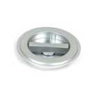 From The Anvil Satin Chrome 75Mm Art Deco Round Pull - Privacy Set