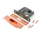 From The Anvil Polished Bronze 3" Euro Profile Dead Lock